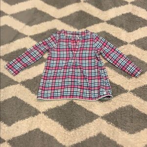 Kids button up flannel